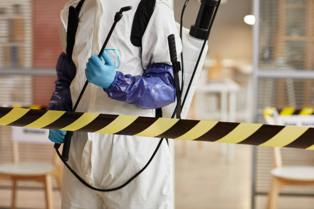 Professional Trauma Scene Cleanup technician working in Bringhurst, IN